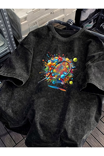 HOFFNUNG Unisex velika vintage oprana ulična modna pamučna majica opuštenog k...