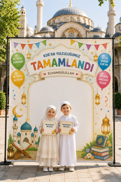 toreksan reklam Kişiye Özel Kur'an Kursu Hatim Merasimi Fotoğraf Çekim Branda...