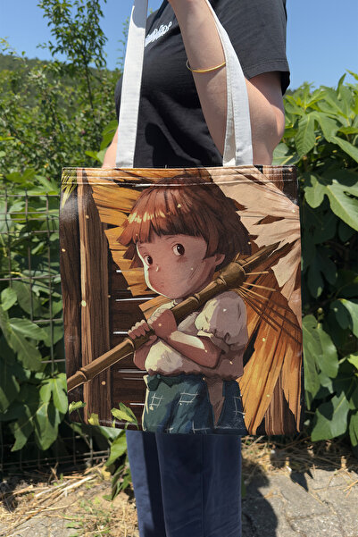 ZipZap Grave of the Fireflies V3 Summer Winter Double Sided Canvas Print Tote...