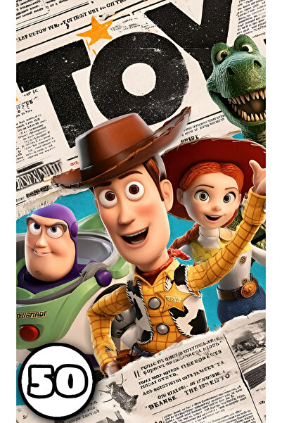 Disney Βιβλίο ζωγραφικής, 50 εικονογραφήσεις Toy Story, Α4
