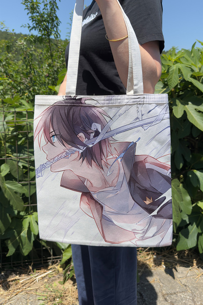 ZipZap Noragami V2 Summer Winter Double-Sided Canvas Printing Tote Bag Anime Bag