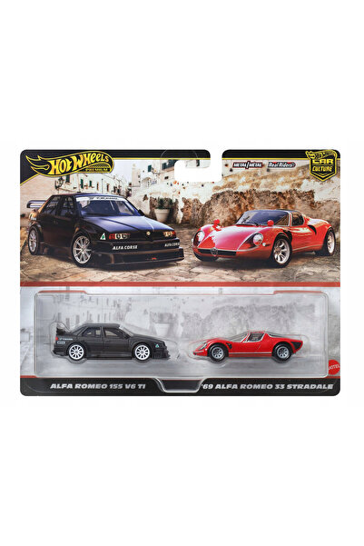 mattel HOT WHEELS PREMIUM CULTURE CAR Alfa Romeo 155 V6 TI '69 Alfa Romeo STR...