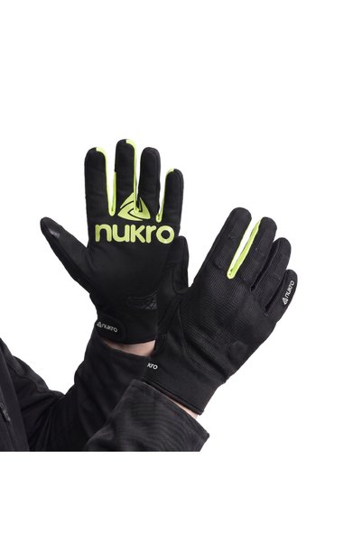 nukro wear Nukro Ervo Air Neon Yellow Summer Motorcycle Gloves En 13594 Compliant Protected
