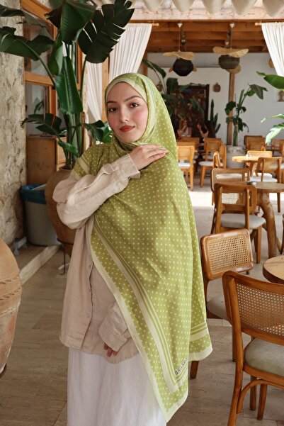Şalland Polka Collection Shawl Green
