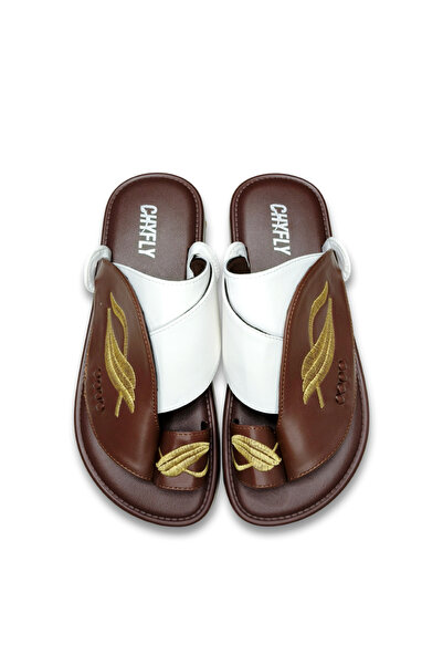 Fuzhoulanyang Men's Classic Arabic Sandals | Wide Fit Comfort | Lightweight N...