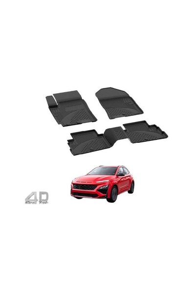 Sahler PASPAS SİYAH - ARACA ÖZEL HYUNDAİ KONA 2017-2023 4D - YERLİ ÜRETİM -SAHLER
