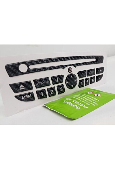 GARDENAUTO Renault Fluence Megane 3 Clio 3 Old Model Tape Keypad Carbon