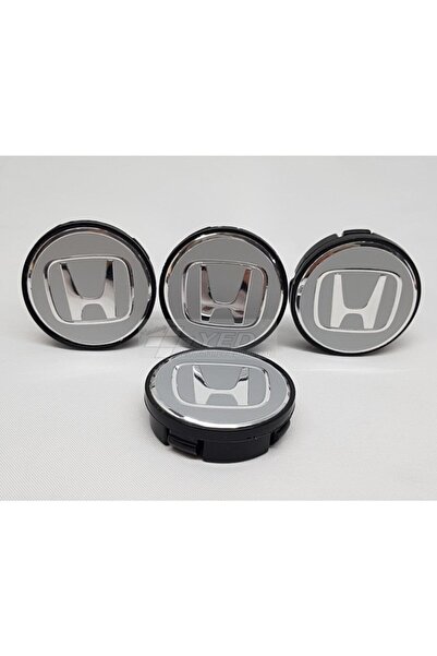 GARDENAUTO Jant Göbeği Honda 58/55 55mm Yuva 4'lü Set Silver
