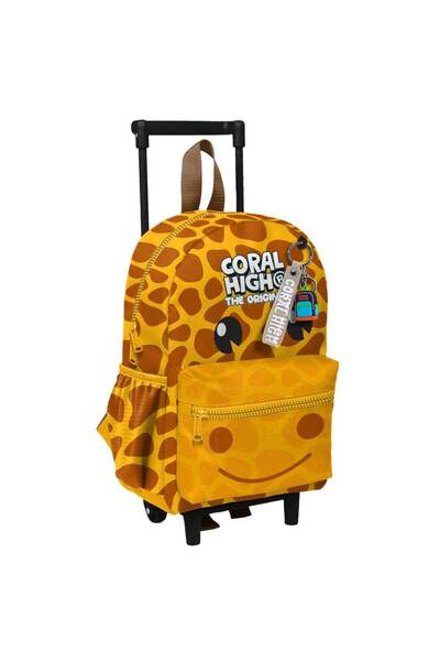 Coral High Zürafa Desenli Çekçekli Anaokulu Çantası 34025