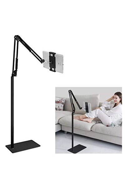OEM Βάση δαπέδου handsfree για κινητό/tablet με ρυθμιζόμενο βραχίονα 1,4μ - Β...
