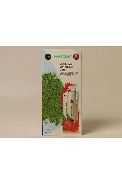 Matcha Turkish Matcha Tea with Spirulina and Grape for Body Cleansing and Sli...