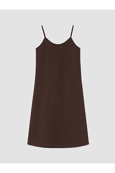 LC Waikiki Trendlucky V-Neck Rope Strap Mini Dress with Difference
