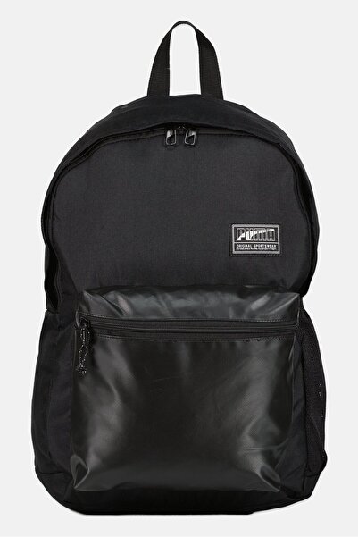 Puma Men Embroidered Logo Backpack, Black