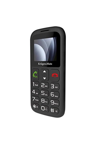 Kruger&Matz KM0923-4G Senior Phone, Dual SIM, 4G, Black