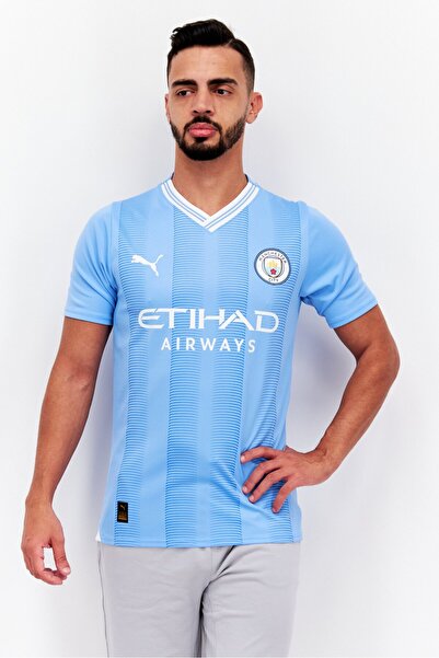 Puma Mcfc Home Jersey Replica Team Light Blue
