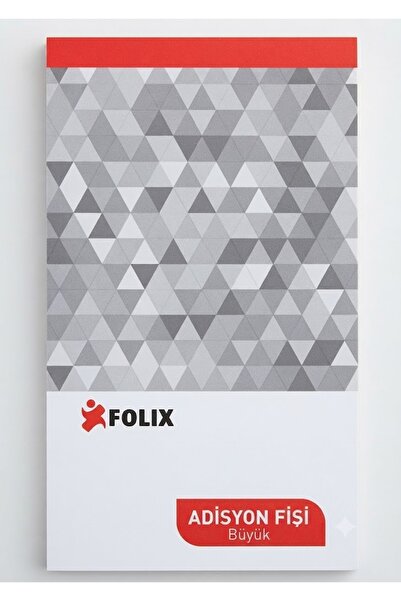 Folix Büyük Boy Adisyon Fişi Numaralı 50 Yaprak 9 x 16.5 Cm 36 Adet