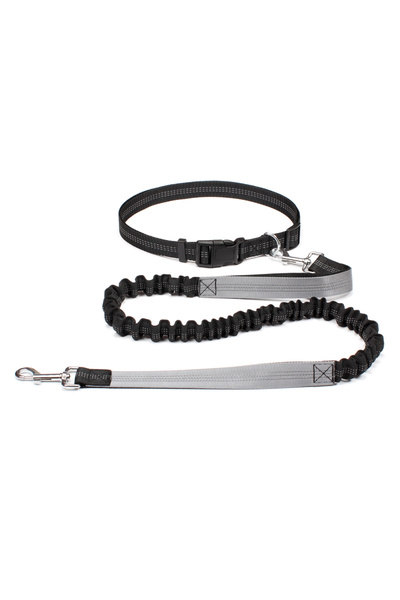 Choice Grey Hand Free Dog Leash for Pet Walking Running Jogging Adjustable Do...