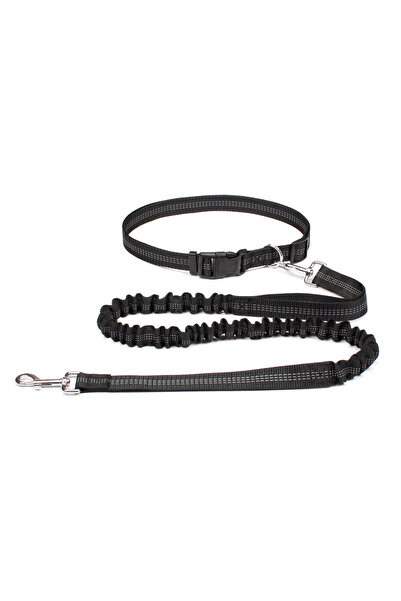 Choice Black Hand Free Dog Leash for Pet Walking Running Jogging Adjustable D...