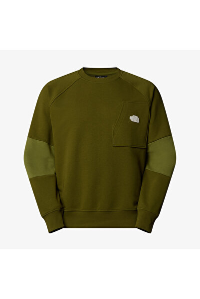 THE NORTH FACE Terry Relaxed Crew Men's Khaki Sweatshirt
