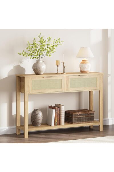 Garvee Console Table,Entryway Table with 2 Drawers,Console Table for Entryway...