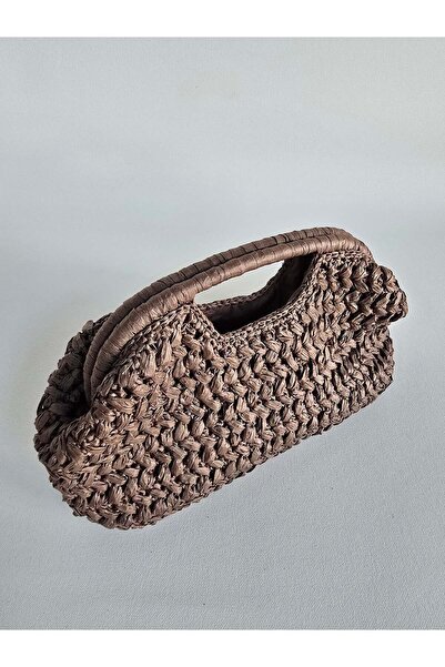 Desaryou Mango Clatch Bag - Brown