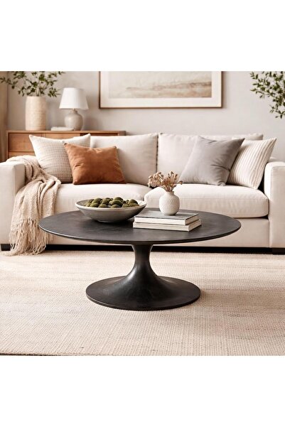 Roots Furniture CircleBrew Balck Round Coffee Table