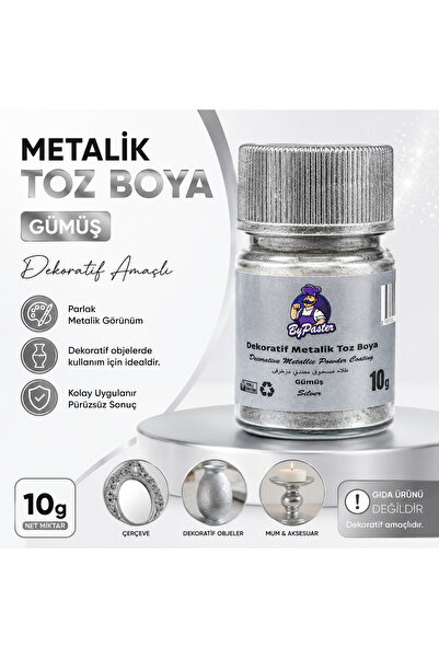 By Paster DEKORATİF YALDIZ GÜMÜŞ 10g