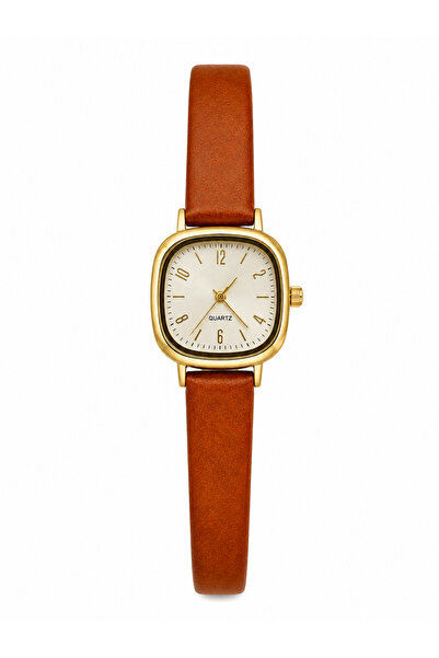 Kadın Kol Saati Çift Renk, Deri Kordon, Beyaz Kadran Quartz Analog Bilek Saati