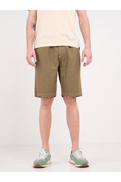 Lee Cooper - Bermude barbat de culoare uniforma cu buzunare
