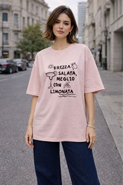 Moda Days Γυναικείο μπλουζάκι με στάμπα σε σχήμα ποδηλάτου, με κοντό μανίκι κ...