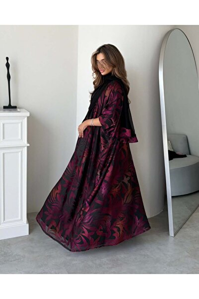 OLGA-ABAYA عباية آنيقة وعصرية من آولجا القماش أوبل مع بطانة قصة العباية نص فر...