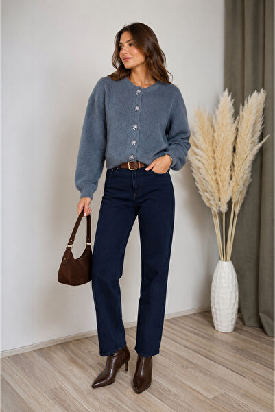 Vizon Collection Yumoş Gri Hırka