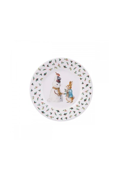Petit Jour Paris Farfurie 20 cm Peter Rabbit Zăpadă de Crăciun