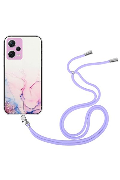 OEM Θήκη σιλικόνης TPU με κορδόνι λαιμού για Xiaomi Redmi Note 12 Pro+ 5G - Μ...