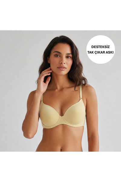 Nurteks Intimo Donna 10198 حمالة صدر مبطنة بدون دعم (أكواب B-C-D)