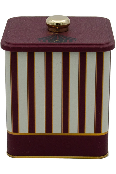 Evle Exclusive Circus Cream Patterned Metal Square Storage Container, 12 X 12...