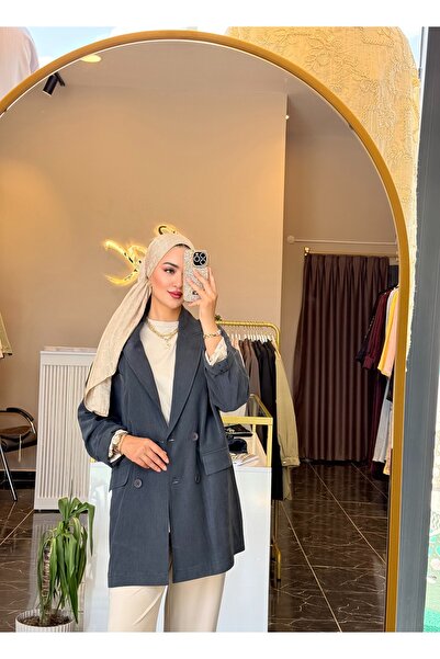 Gizem Karademir Boutique Oversize Blazer Ceket