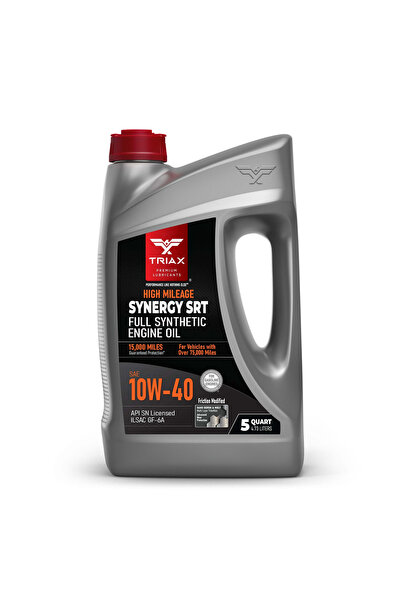 Triax Συνέργεια SRT Υψηλών Χιλιομέτρων 10W-40 πλήρως συνθετικό λιπαντικό κινη...