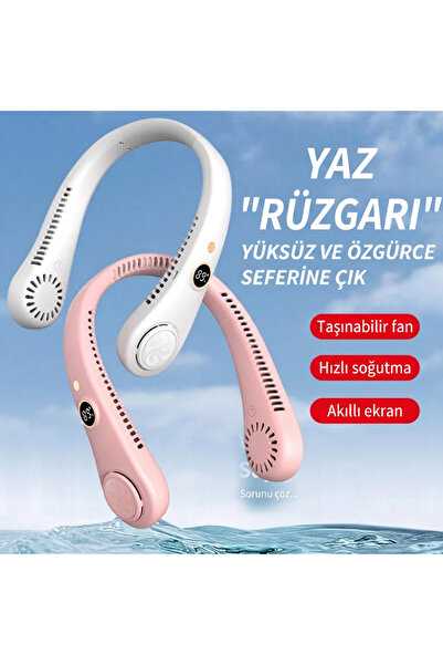 farissu Yenilikçi Taşınabilir Boyun Fanı: R-8 Yazın Serinliğini Boynunuzda Ta...