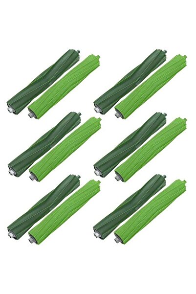 STARSTAR A set of 6 roller brushes for iRobot Roomba, and 12 replacement rubb...