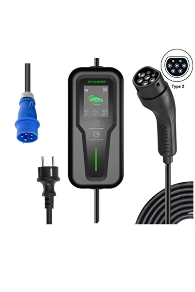 OEM Φορητός φορτιστής EV Type2 με καλώδιο 5μ EV- GK02