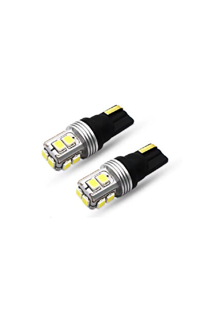 OEM Ψείρες LED λάμπες αυτοκινήτου T10 12-30V 10 SMD 2τμχ. 0.8W W08680-2