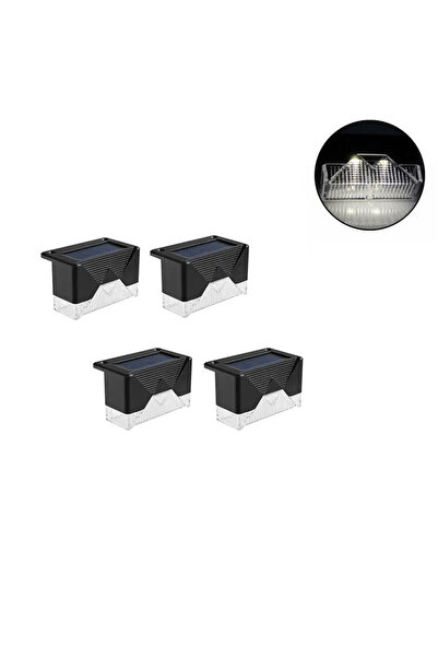 OEM Ηλιακό γωνιακό φωτιστικό νυκτός με 2 LED IP65 λευκό ψυχρό 4 τεμ. ΟΕΜ