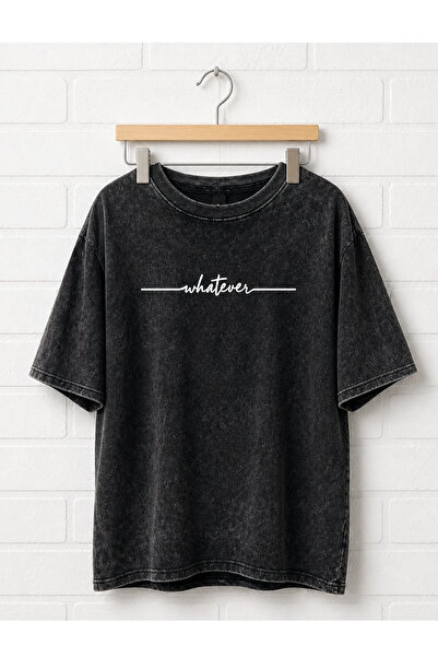 Pink Sky Unisex Oversize Vintage Washed Street Style Μόδα του δρόμου Βαμβακερ...