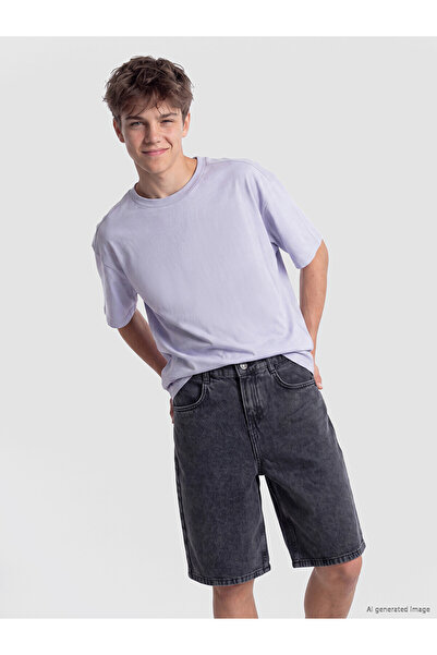 LC Waikiki Original Oval Collar Boys' T-Shirt
