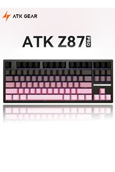 ATK لوحة مفاتيح ميكانيكية لاسلكية، تدعم البلوتوث وثلاث طرق اتصال: USB-C / 2.4...