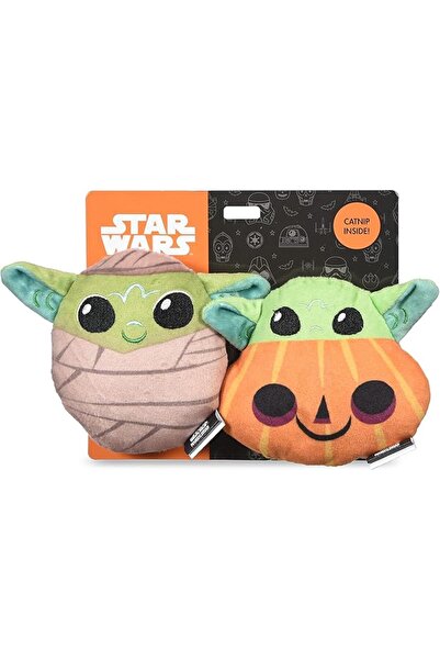 Star Wars لعبة قطيفة للحيوانات الأليفة على شكل يقطينة جروغو للهالوين مقاس 9 ب...