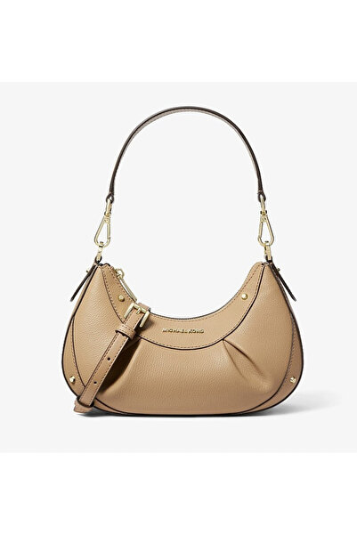 Michael Kors Collection Geantă damă Enzo Small, piele crem, detalii aurii