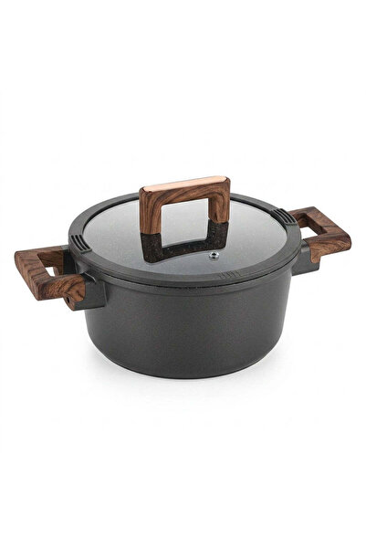 DONNOR Cast Aluminium Casserole 20 CM – Walnut Series