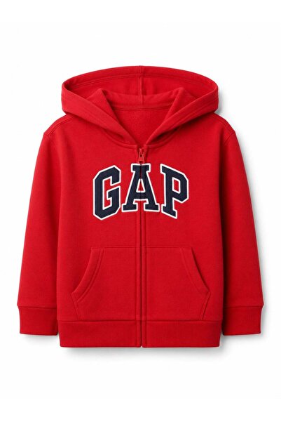 GAP Kids جاكيت جاب للأولاد الصغار بغطاء للرأس وسحاب من الصوف من 6 أشهر إلى 5 ...